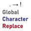 Global Character Replace logo
