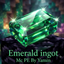 Emerald ingot achievements friendly logo