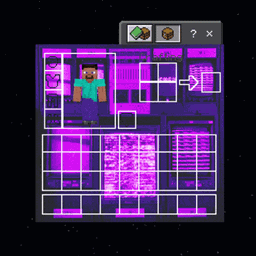 Retro TV UI Inventory for Minecraft 1.21 — Textures screenshot