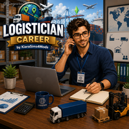 Logistician Career by KiaraSims4Mods - Tradução PTBR