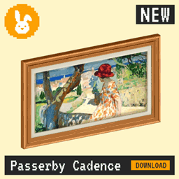 Raster Rabbit: Daily Drop - Passerby Cadence | SHARED RHYTHM Portrait Collection (3 New Paintings) project image