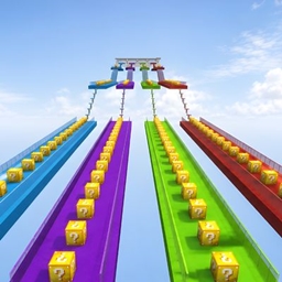 Lucky Block Race (4 Player Supported) logo
