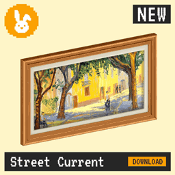 Raster Rabbit: Daily Drop - Street Current | SHARED RHYTHM Landscape Collection (3 New Paintings) project image