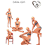 Calm girl logo
