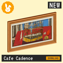 Raster Rabbit: Daily Drop - Cafe Cadence | SHARED RHYTHM Still Life Collection (3 New Paintings) project image