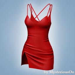 Silken cross mini dress project image