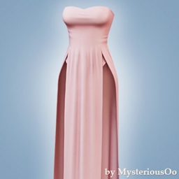 Midnight slit gown project image