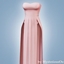 Midnight slit gown logo