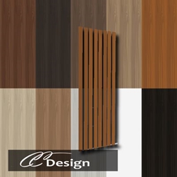 Semi-transparent room dividers made of slats. project image