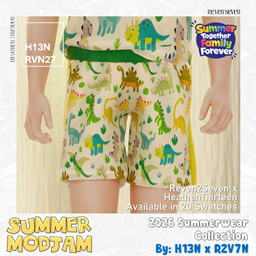 Child Seaside Fun Printed Topical Shorts project image