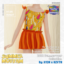 Child Summer Playwear Fun Tropical Print Swimsuit project image