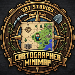 ThreeOSeven Studios - Cartographer MiniMap logo