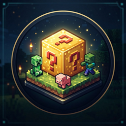 Lucky block mobs v1,0 logo