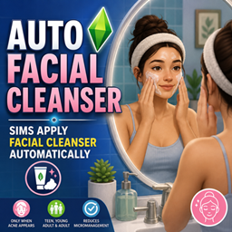 Auto Facial Cleanser - Sims Apply Facial Cleanser Automatically logo