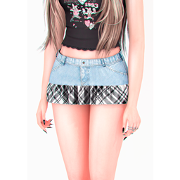 🌈 Choom Denim Mini Skirt  🌈 project image