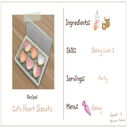 Cute Love Day Heart Cookies Recipe by Littlbowbub | Chinese Translation project image