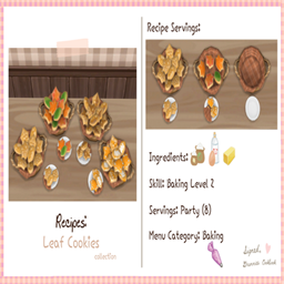 Leaf Cookies ~ collection Recipe by Littlbowbub | Chinese Translation project image