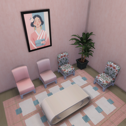 Japandi Blossom Living Set logo