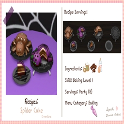 Spider Cake Recipe by Littlbowbub | Chinese Translation project image