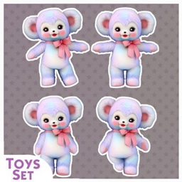 Pastel Functional Vintage Bears logo