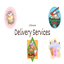 Delivery Services By Littlbowbub | Chinese Translation logo