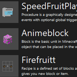 Block Fruits And Ores project image