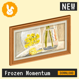 Raster Rabbit: Daily Drop - Frozen Momentum| SHARED RHYTHM Still Life Collection (3 New Paintings) project image