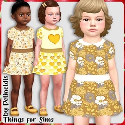 Toddler Honey and Mustard Dress project image
