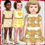 Toddler Honey and Mustard Dress logo