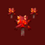 Crimson fungus:cordyceos logo