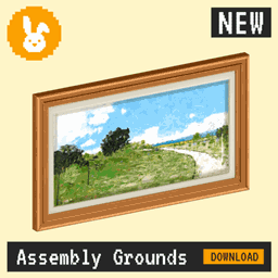 Raster Rabbit: Daily Drop - Assembly Grounds | SHARED RHYTHM Landscape Collection (3 New Paintings) project image