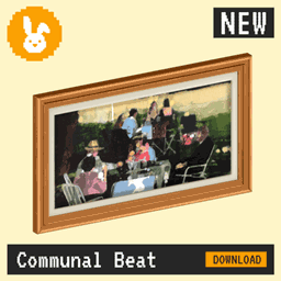Raster Rabbit: Daily Drop - Communal Beat | SHARED RHYTHM Genre Collection (3 New Paintings) project image