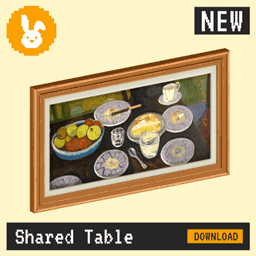 Raster Rabbit: Daily Drop - Shared Table| SHARED RHYTHM Still Life Collection (3 New Paintings) project image