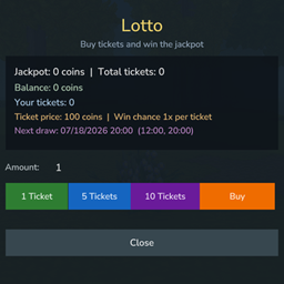 Lottery  for RPG logo