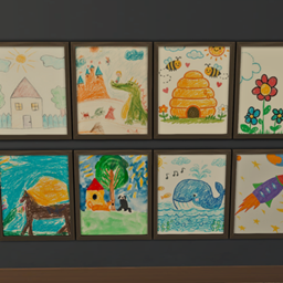 Framed Kids Drawings Part 1 logo