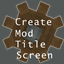 Create Mod Title Screen logo