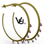 Earrings - Floating Stones logo
