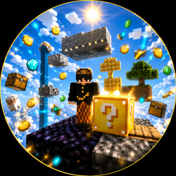 Lucky one block maps by Rijal logo