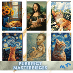 Purrfect Masterpieces Painting logo