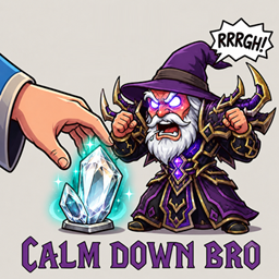Calm Down Bro logo