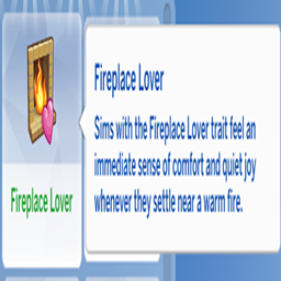 kiarasims Fireplace Lover Trait / translation spanish by Monisims project image