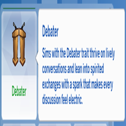 kiarasims Debater Trait / translation spanish by Monisims project image