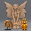Fossil decor-honey  bear-fairy logo