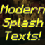 Modern Splash Texts logo