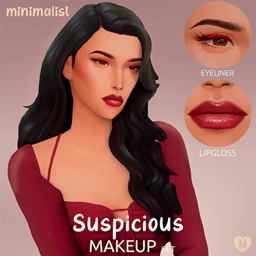 Suspicious Makeup Set | Maxis Match Lipgloss project image