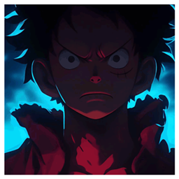 Animated Menu - Luffy Pirate King Aura logo