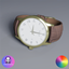 OsZ Mens Leather Watch - CAZ logo