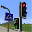TrafficCraft: Traffic light countdown logo