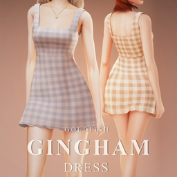 GoldFish Gingham Dress project image