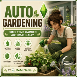 Auto Gardening - Sims Tend Garden Automatically logo